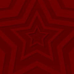 Wall Mural - red star pattern loop video background