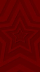 Wall Mural - red star pattern loop video background
