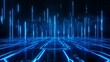 © Tackey - Futuristic blue digital background with glowing lines and patterns, ideal for sci-fi and tech themes.