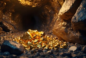 Gold nugget discovered in cave