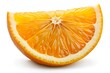 © Tekin - orange slice, clipping path, isolated on white background full depth of field