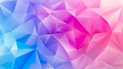 Wall Mural - blue_fashionable_and_colorful_polygon_geometry