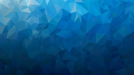 Poster - blue_fashionable_and_colorful_polygon_geometry