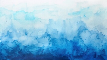 Canvas Print - Blue_gradient_watercolor_gradient_texture_background