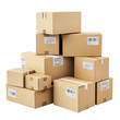 © Serhii - Stacked cardboard boxes ready for shipping process