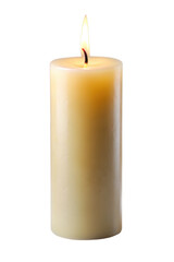 Burning candle on the transparent background PNG