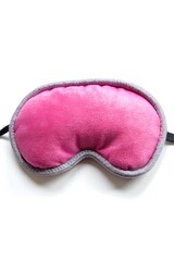 Sleeping eye mask, isolated on white background