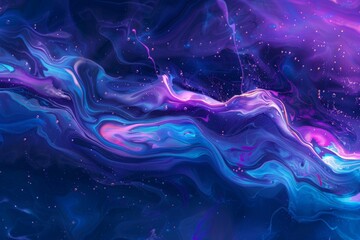 Wall Mural - abstract liquid neon light texture, abstract background and wallpaper suitable for the banner. MZ 
