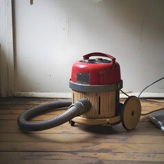 vacuum cleaner on floor