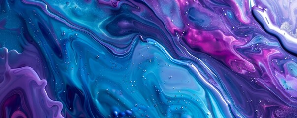 Wall Mural - abstract liquid neon light texture, abstract background and wallpaper suitable for the banner. MZ 