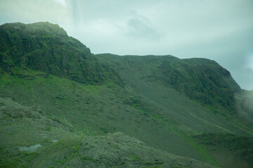 Iceland landscape under a cloudy sky