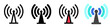 © Totto House - Editable vector wifi tower signal icon. Part of a big icon set family. Perfect for web and app interfaces, presentations, infographics, etc
