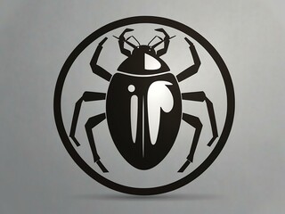 Wall Mural - Software bug vector icon.