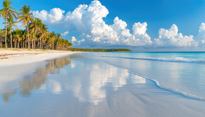 Wall Mural - lake and sky