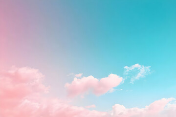 gradient light sky blue to pastel pink abstract background