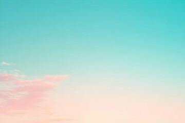 gradient pastel pink to light sky blue abstract background
