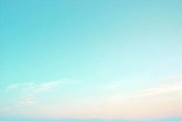 gradient light mint to light sky blue abstract background