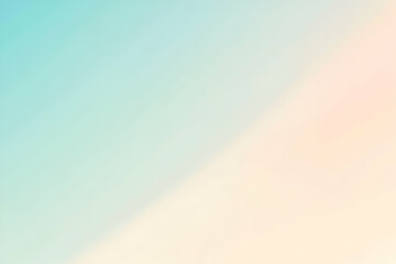 Gradient cream to light sky blue abstract background