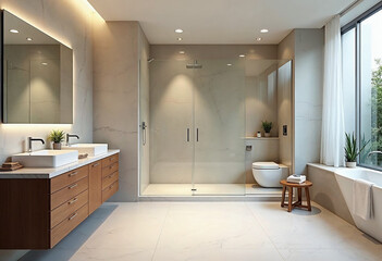 modern bathroom interior