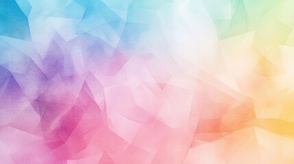 Sticker - abstract geometric background with soft pastel colors and a blurred, textured look.