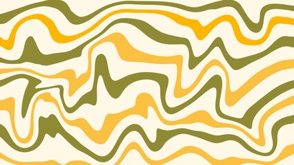 Random green and yellow wave line texture abstract background. Liquid abstract wallpaper.	