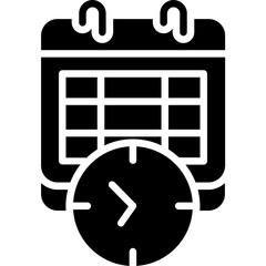 Canvas Print - Clock Icon