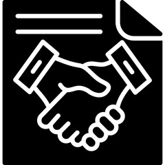 Sticker - Handshake Icon