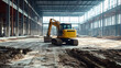 © Anusa - Heavy machinery at an industrial facility working on large scale construction projects
