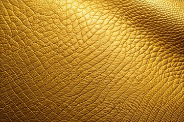 Canvas Print - golden leather texture close-up with intricate and stylish design
