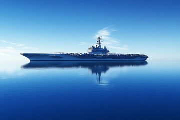 Wall Mural - Aircraft Carrier at Sea