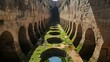 © thanarak - Intricate network of aqueducts winding through an ancient city
