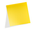 © andras_csontos - Yellow blank post it note with shadow on transparent background (png image)
