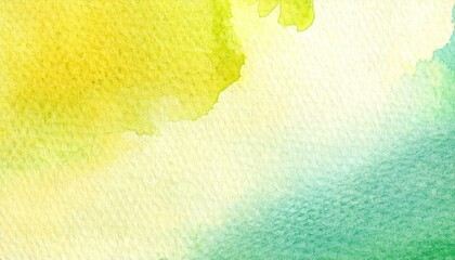 Yellow, Green and Blue mix background. abstract watercolor texture background. Watercolor hand-painted yellow and turquoise watercolor background business card