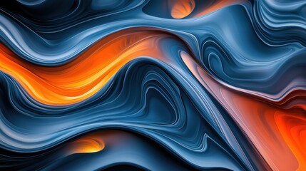 Wall Mural - Abstract Swirling Colors