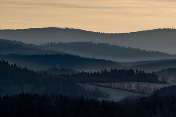 An extraordinary mountain landscape with the Alps in Germany