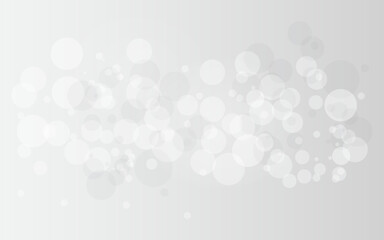 Wall Mural - abstract background bokeh circle light white ,abstract white effect background,light dot white backg