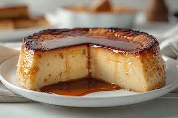 Poster - Caramel Flan Dessert