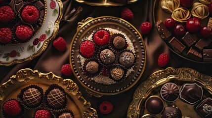 Poster - Chocolate and Raspberry Delights