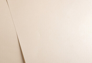 Leinwandbilder - Beige paper texture with soft folds and a smooth, neutral surface. The minimal, abstract design offers a refined, delicate aesthetic, perfect for modern stationery and creative