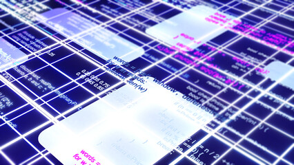 Programming for a system using a programming language.