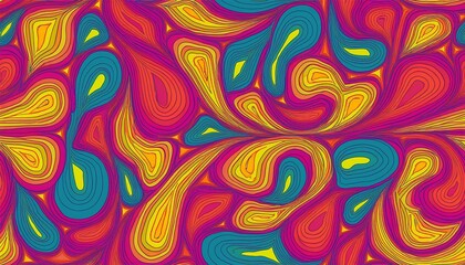 Canvas Print - abstract seamless pattern design