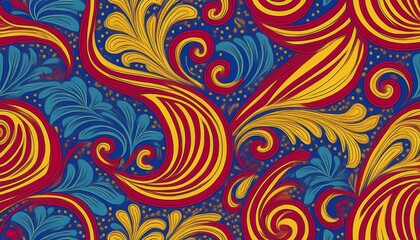 Canvas Print - abstract seamless pattern design