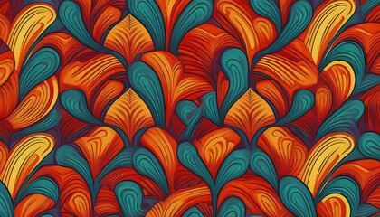 Canvas Print - abstract seamless pattern design