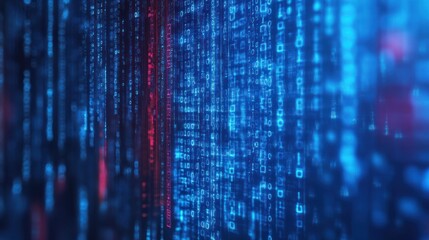 digital binary encrypted code matrix background