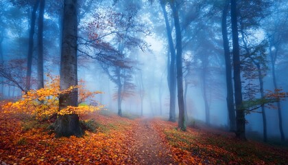 fog in the forest