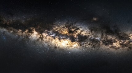 Wall Mural - a stunning view of a galaxy filled with stars and cosmic dust.