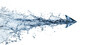 © AlexVision - Water Arrow: A powerful water arrow symbolizing progress, momentum, and the unstoppable force of nature, leaving a trail of refreshing droplets in its wake.