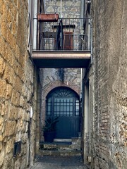 The historical center of Orvieto, Italy, with its charming old streets, offers a journey through time, showcasing medieval architecture, ancient landmarks, and the rich cultural heritage of Umbria.