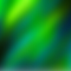 Wall Mural - green blurred gradient on dark grainy background, glowing light spot, copy space. Eps 10