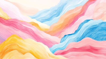 Unique pastel color vector illustration, vibrant design for a cool postcard, perfect for modern creative projects, appealing and stylish